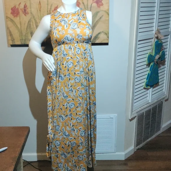 white christmas dresses Navy Blue Stretch Organic Cotton Long Sleeve Dress